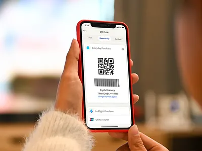 PayPal QR Code Payments app mobil mobile payments qr code ui ui design