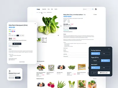 E-commerce Product Page add to card buy cart e commerce online shop product product detail sale shopping store ui ui kit ux