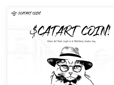 Meme Coin Landing Page / Meme Coin Website catart coin character coin crypto meme landing page meme meme character meme coin meme coin landing page meme coin website memes web design