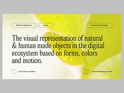 Web Navigation Animation animation interaction typography ui web