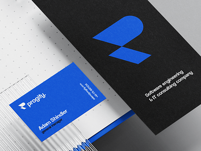 Progify — Brand Identity blue brand styleguide branding branding guidelines consulting corporate graphic design logo logotype modern