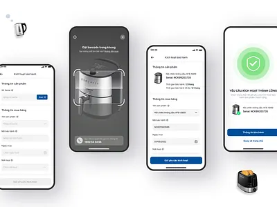 Appliances Warranty App ui ui design warranty app