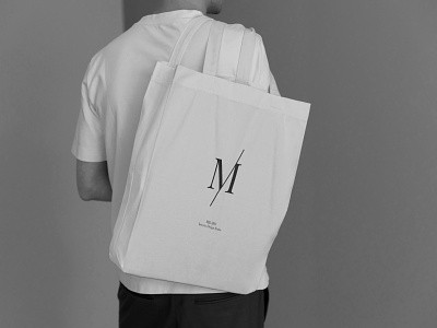 Muza Tote Bag brand design brand identity branding clean design graphic design interior italian logo minimal minimal logo minimalism simple tote bag white