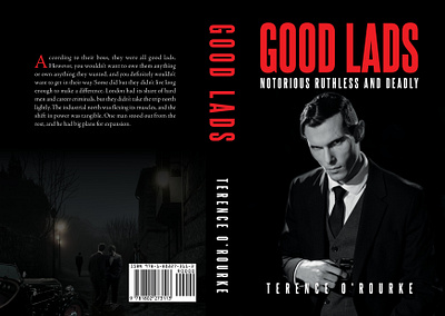 Good Lads by Terence O'Rourke book cover graphic design publishing