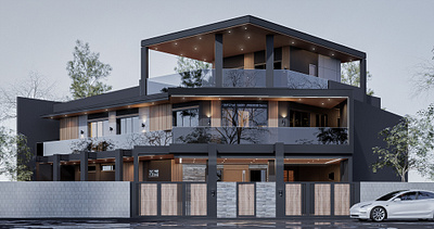 500 SQM HOUSE 3d design architecture archkey design house design interior photorealistic residential