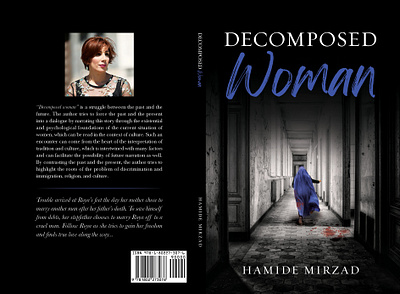 Decomposed Woman by Hamide Mirzad book cover graphic design publishing