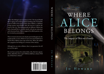 Where Alice Belongs by Jo Howard book cover graphic design publishing