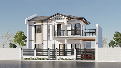 CAMELLA HOUSE PROPOSED DESIGN 3d design architecture archkey camella homes design house design interior mediterranean photorealistic residential