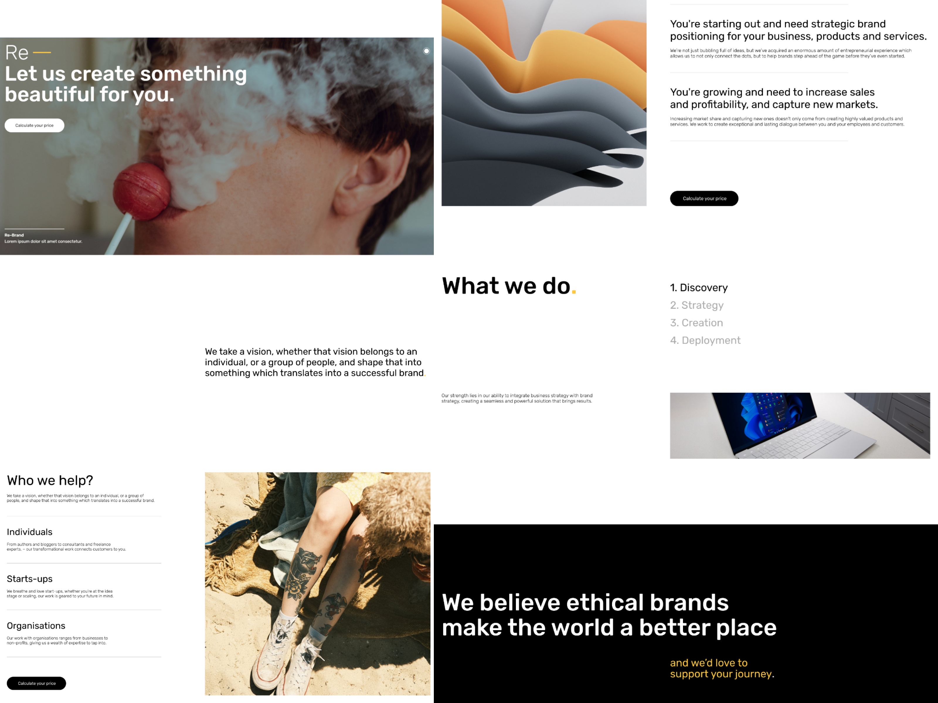 Example of Landing Page Design