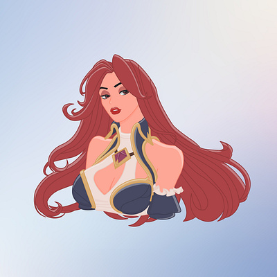 Miss Fortune adobe illustrator design graphic design illustration vector