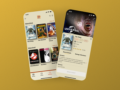 Retromax - Movie Ticket Booking App 70s 80s app app design booking branding case study cinema design logo mobile mobile design movie ticket booking app movies ticket booking app ui ui design ux ux design