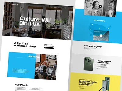 My Wireless Redesign agency android app apple branding group homepage interaction ios landing page mobile mockup modern product design redesign responsive retro ui ux website