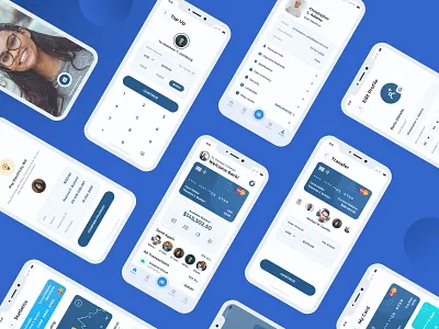 Finance Mobile App Design UI Kit 3d animation branding creative dashboard design figma finance mobile app graphic design illustration landing page logo minimal motion graphics product design ui ui design uidesign uikit