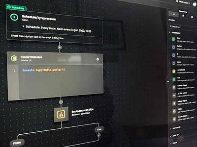Workflow Builder low code automation ui