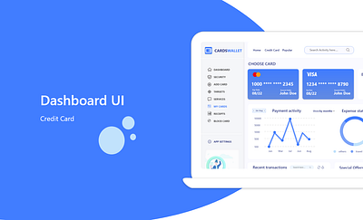 Credit Card Dashboard ! dashboard design mobile app design ui ux web