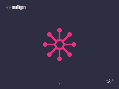 Multigon logo design abstrac logo branding graphic design logo logo design multigon logo
