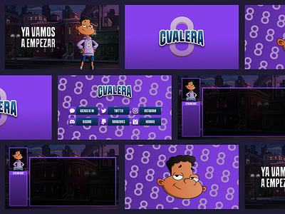 Cvalera8 Twitch Channel Branding 2022 branding cvalera8 identity illustration logo streamer twitch