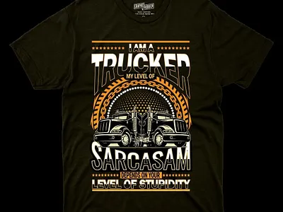 Trucker t shirt design trucker t shirt design elements