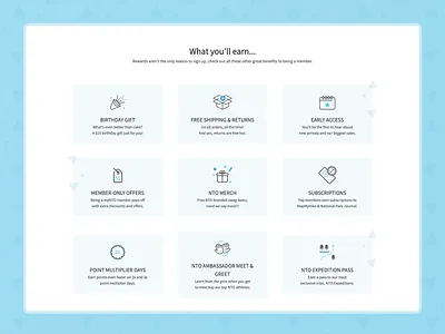 Rewards Program Landing Page - Perks landing page rewards ui web website