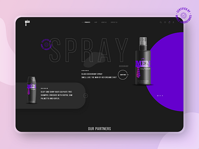 Men's Product Shop Website 3d adobe illustrator cc adobe photoshop cc adobe xd animation branding dark theme design freelance designer graphic design illustration landing page design logo motion graphics new trends product design ui ui design ux design website design