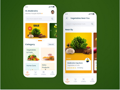 Mobile app app design e commerce mobile app ecommerce food app food delivery food delivery mobile app food delivery app food delivery service ios madbrains mobile ui order app. restaurant user experience user interface