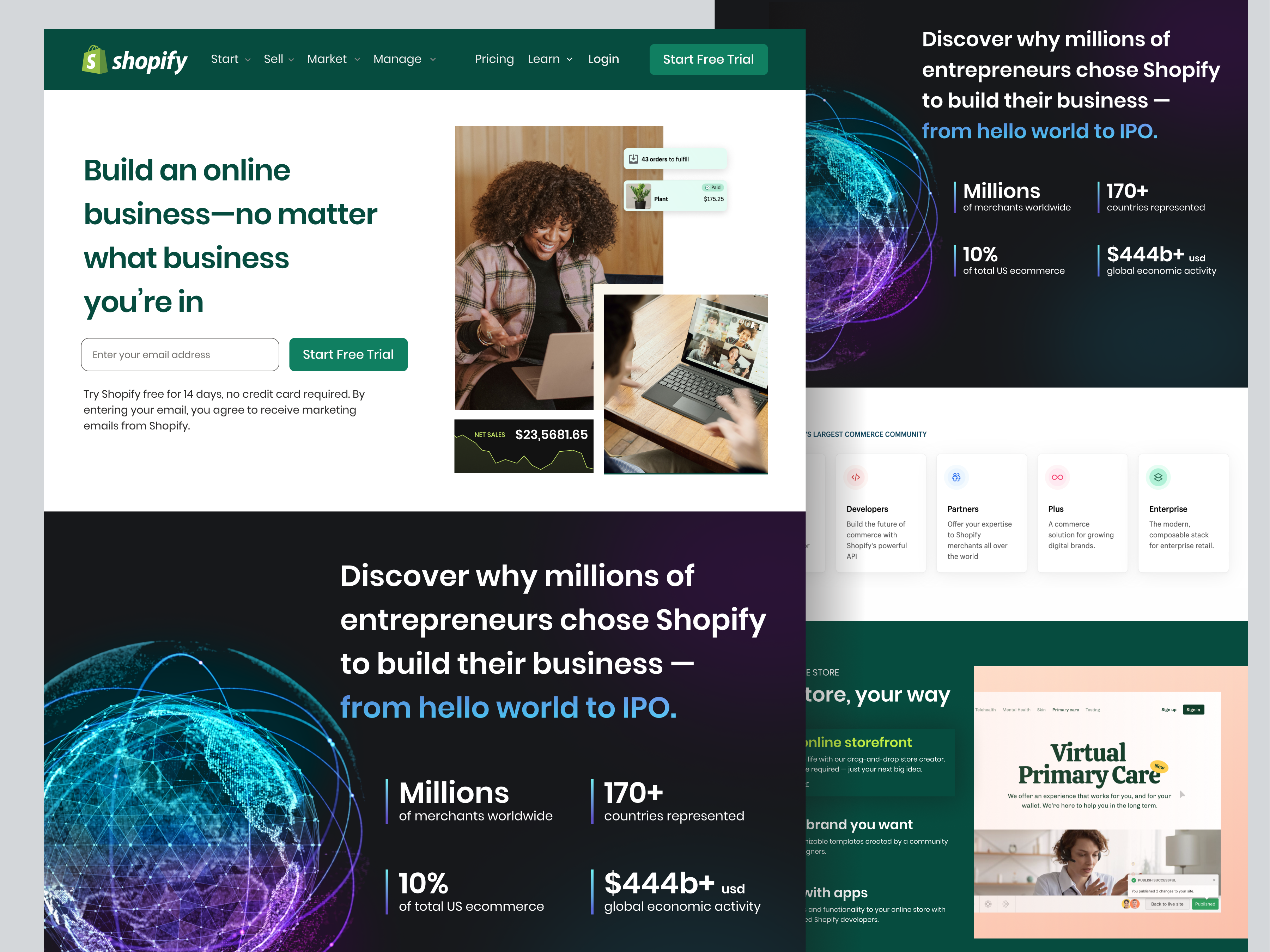 Example of Professional Website Design Services