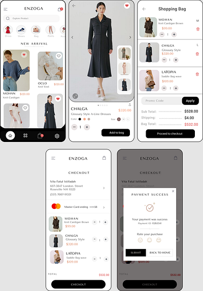 ENZOGA APP design figma ui