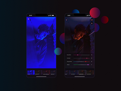 Mobile app Tint photo editor app design mobile mobileapp photo editor ui uiux