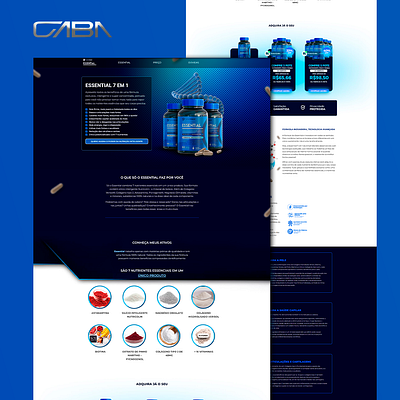 Landing page - capsula beleza capsula capsule design encapsulado gummy lading ladingpage landing landing page landingpage omega pagina de venda