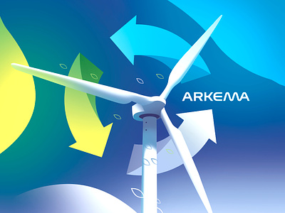 Arkema Anual report 2022 arkema bio branding cover ecology eolien futur graphic design illustration industy material report vector vizualisation