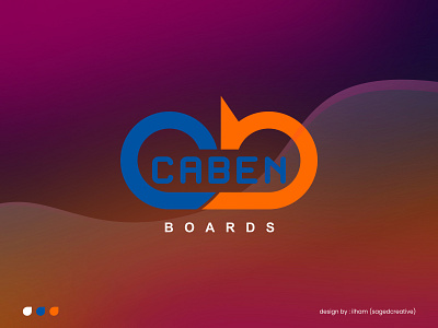 Caben Boards logo design app branding design graphic design illustration logo typography vector