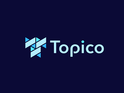 Topico brand brand design brand identity branding branding design design illustration it logo t vector