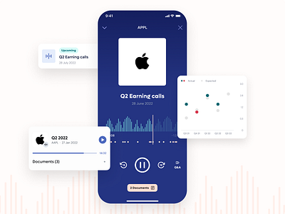Lightyear - Earnings 📈 agency design fintech mobile app stock trading ui ux
