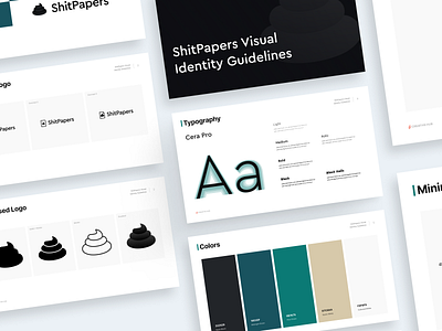 Branding & UI Design for ShitPapers branding logo ui ux