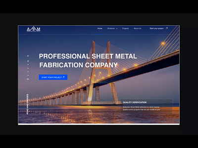 Website Redesign for ASM animation business design figma landing motion graphics redesign ui ux website website redesign