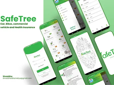 Bike,Car,Commercial Vehicles and Health Insurance App app design figma graphic design illustration mobile app ui ui ux user experience user interface ux