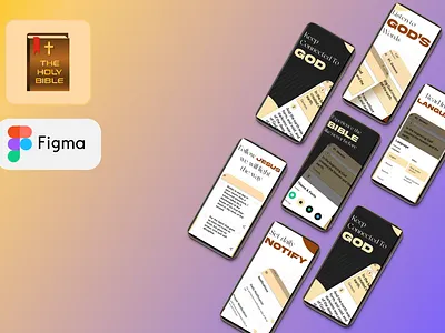 Bible App adobe xd app design figma graphic design illustration mobile app ui user experience user interface ux