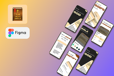 Bible App adobe xd app design figma graphic design illustration mobile app ui user experience user interface ux