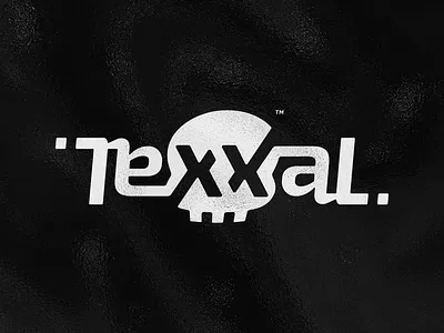 Texxal™ — Visual Identity ambigram ambigram logo branding design fashion fashion logo flat icon logo skull skull logo street wear street wear logo