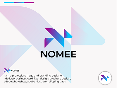 NOMEE, N-modern letter logo Design abcdefgh abstractlogo bestlogo brand branding creativelogo criptologo identity lineartlogo logo logomark minimal modern monogram nletterlogo nlogo nmodernletter nomee rebrand symbollogo