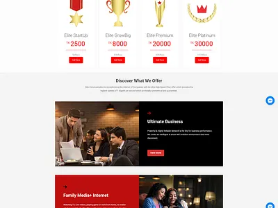 Internet Service Provider Website Design for WordPress 3d animation branding graphic design logo motion graphics
