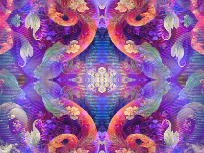 Restated Aurora 3d ai animation branding collage color graphic design illustration logo metaverse motion graphics neon packaging print symmetry textile design ui vr