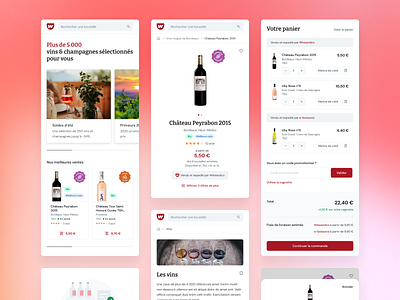 More wine! 🍇 ecommerce marketplace mobile ui wine