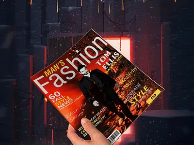 Magazine Cover Design🔥😈 branding design graphic design illustration logo post soicalmedia vector