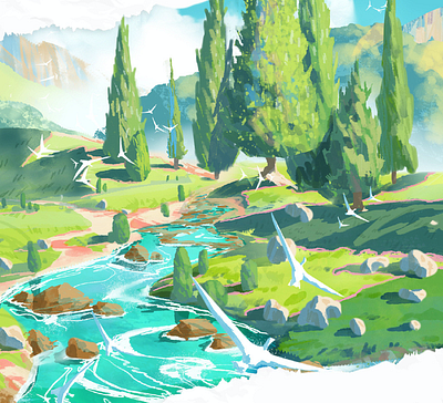 landscape illustration childrens book illustrations illustration landscape