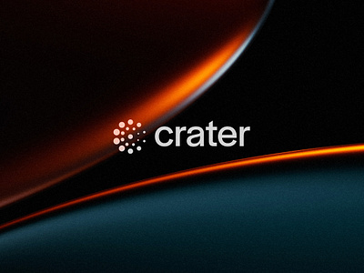 Crater | Brand Exploration brand branding circle crater design dot dots fintech gradient logo logo design minimal platform simple software start startup tech texture up