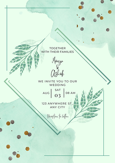 Invitation-MA design graphic design illustration typography vector