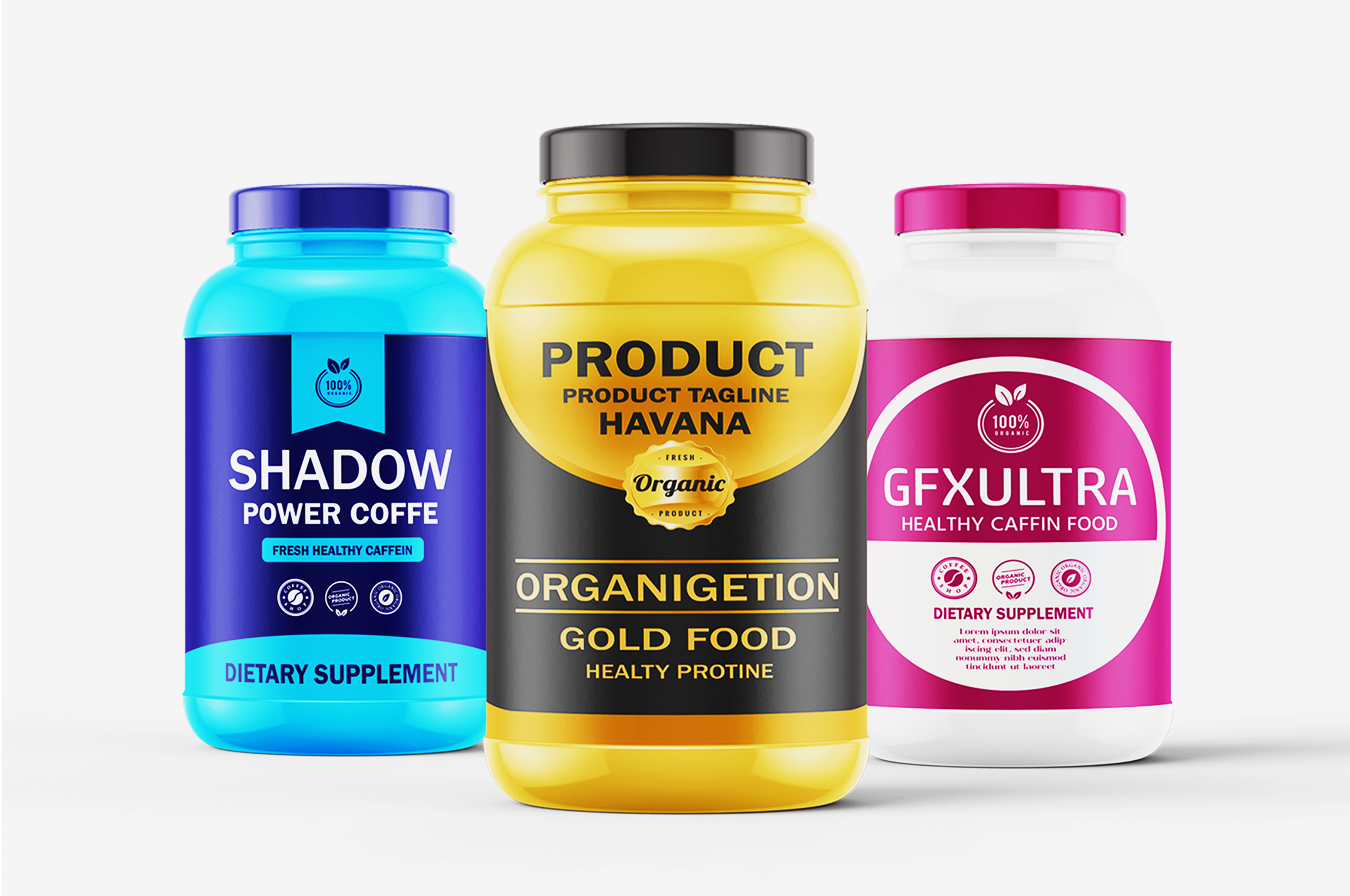 Example of Supplement Label Design