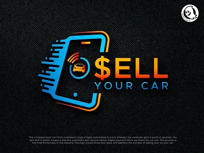 SELL YOUR CAR branding car creative design logo vector vehicle