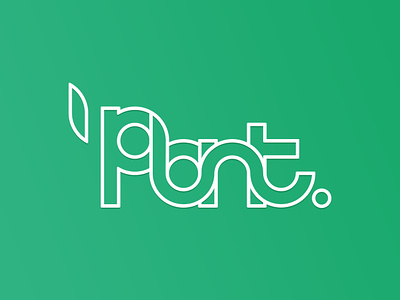 "Plant" Logo Finalised app best dribble logos branding design designed by zei gradient logo graphic design identity illustration logo nature logo plant logo seed ui vegan life vegan logo